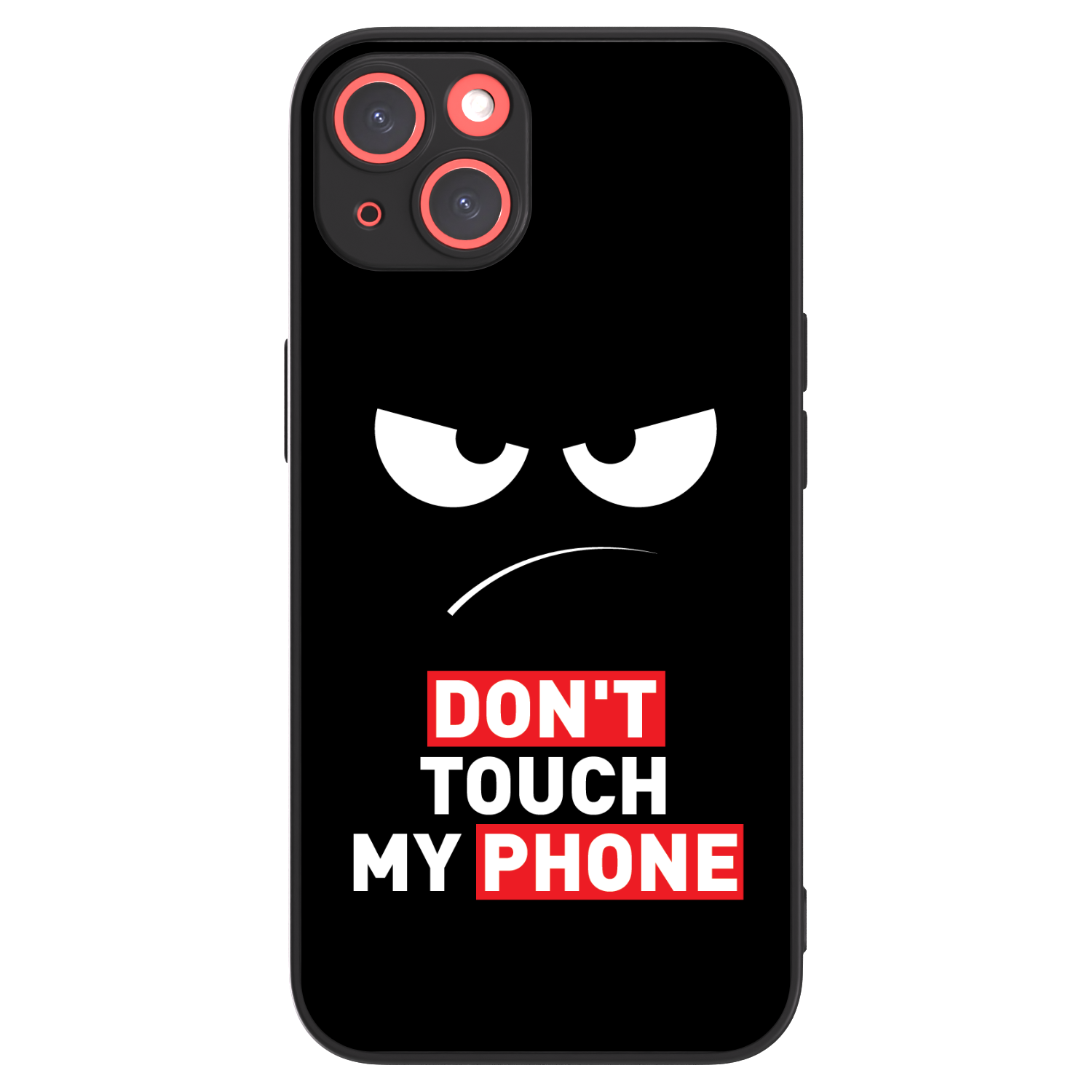 Picasee ULTIMATE CASE pro Apple iPhone 13 - Angry Eyes - Transparent