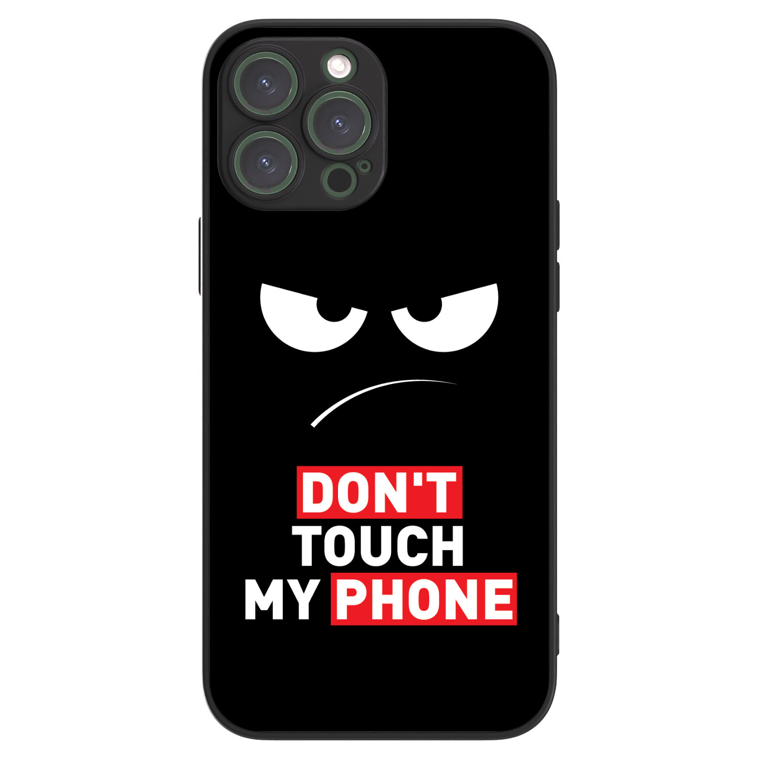 Picasee ULTIMATE CASE pro Apple iPhone 13 Pro Max - Angry Eyes - Transparent