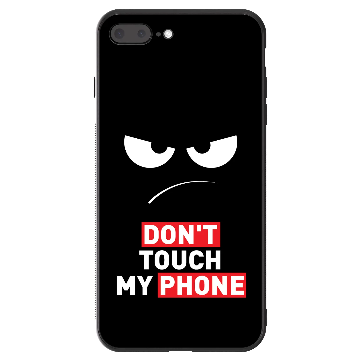 Picasee ULTIMATE CASE pro Apple iPhone 8 Plus - Angry Eyes - Transparent