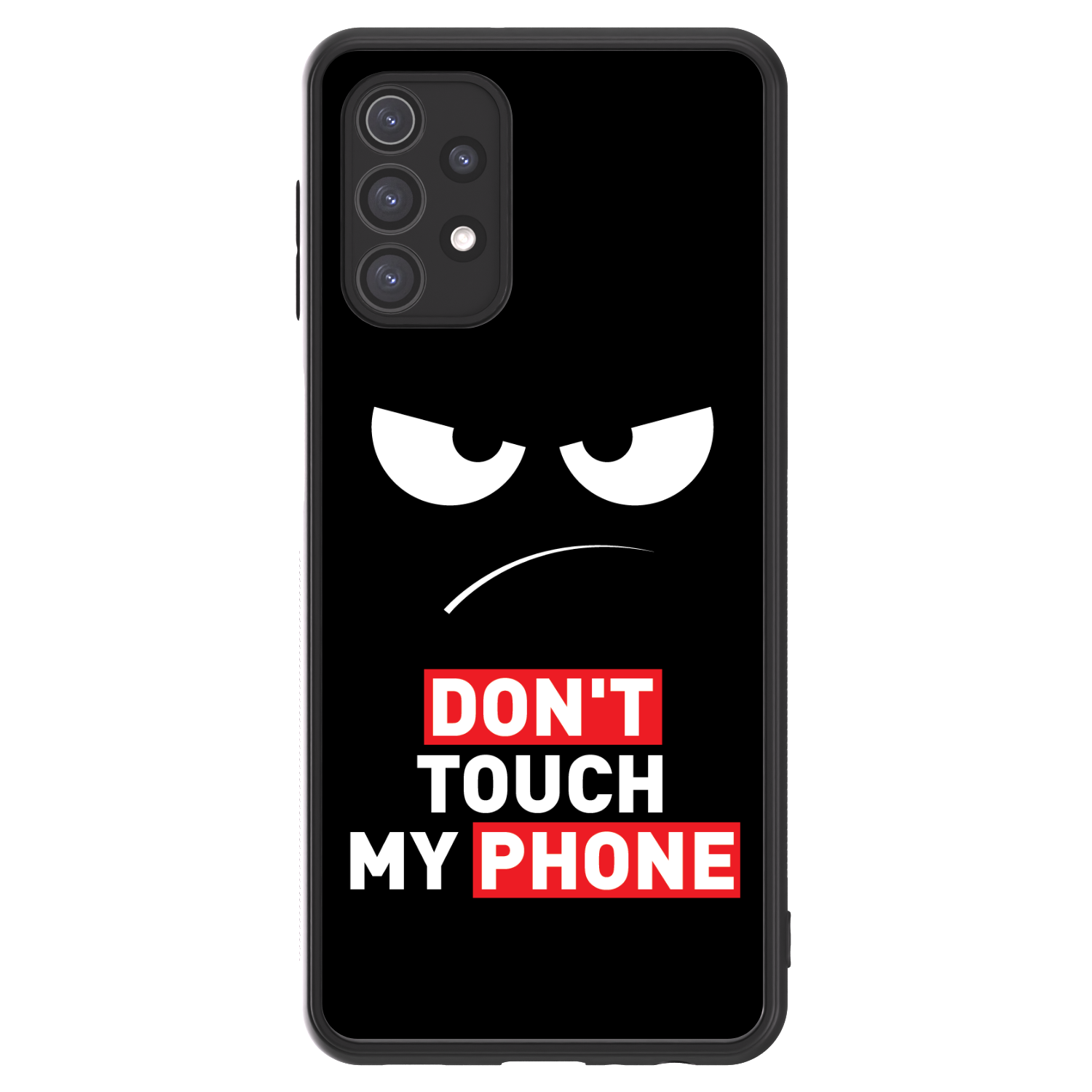 Picasee ULTIMATE CASE pro Samsung Galaxy A32 5G A326B - Angry Eyes - Transparent