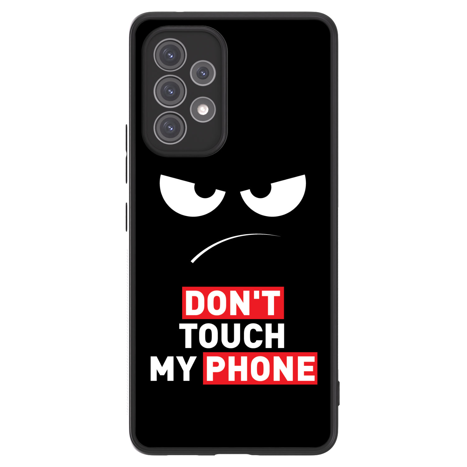 Picasee ULTIMATE CASE pro Samsung Galaxy A52s 5G A528B - Angry Eyes - Transparent