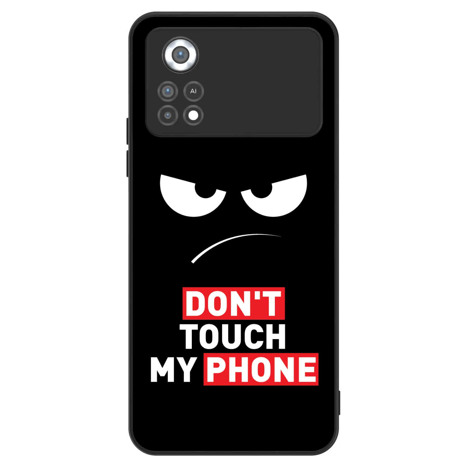 Picasee ULTIMATE CASE pro Xiaomi Poco X4 Pro 5G - Angry Eyes - Transparent