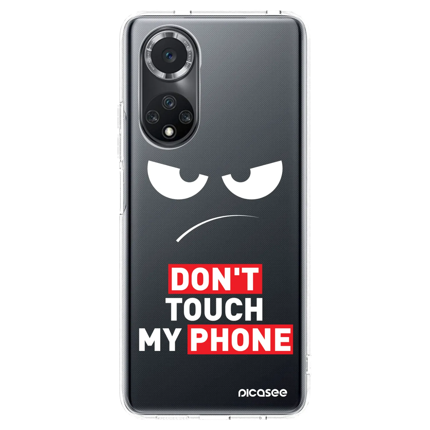 Picasee silikonový průhledný obal pro Huawei Nova 9 SE - Angry Eyes - Transparent