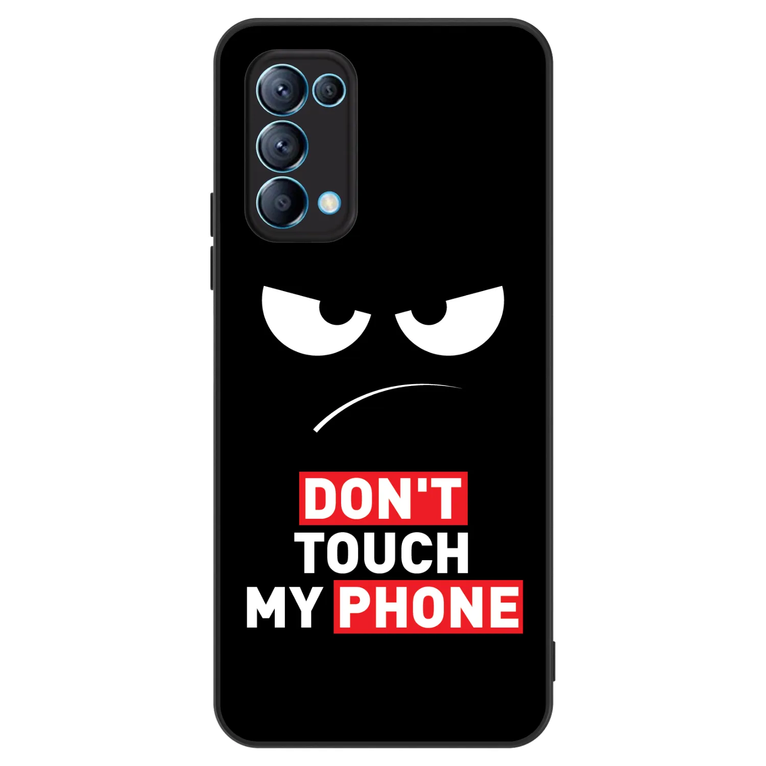 Picasee ULTIMATE CASE pro OPPO Reno 5 5G - Angry Eyes - Transparent