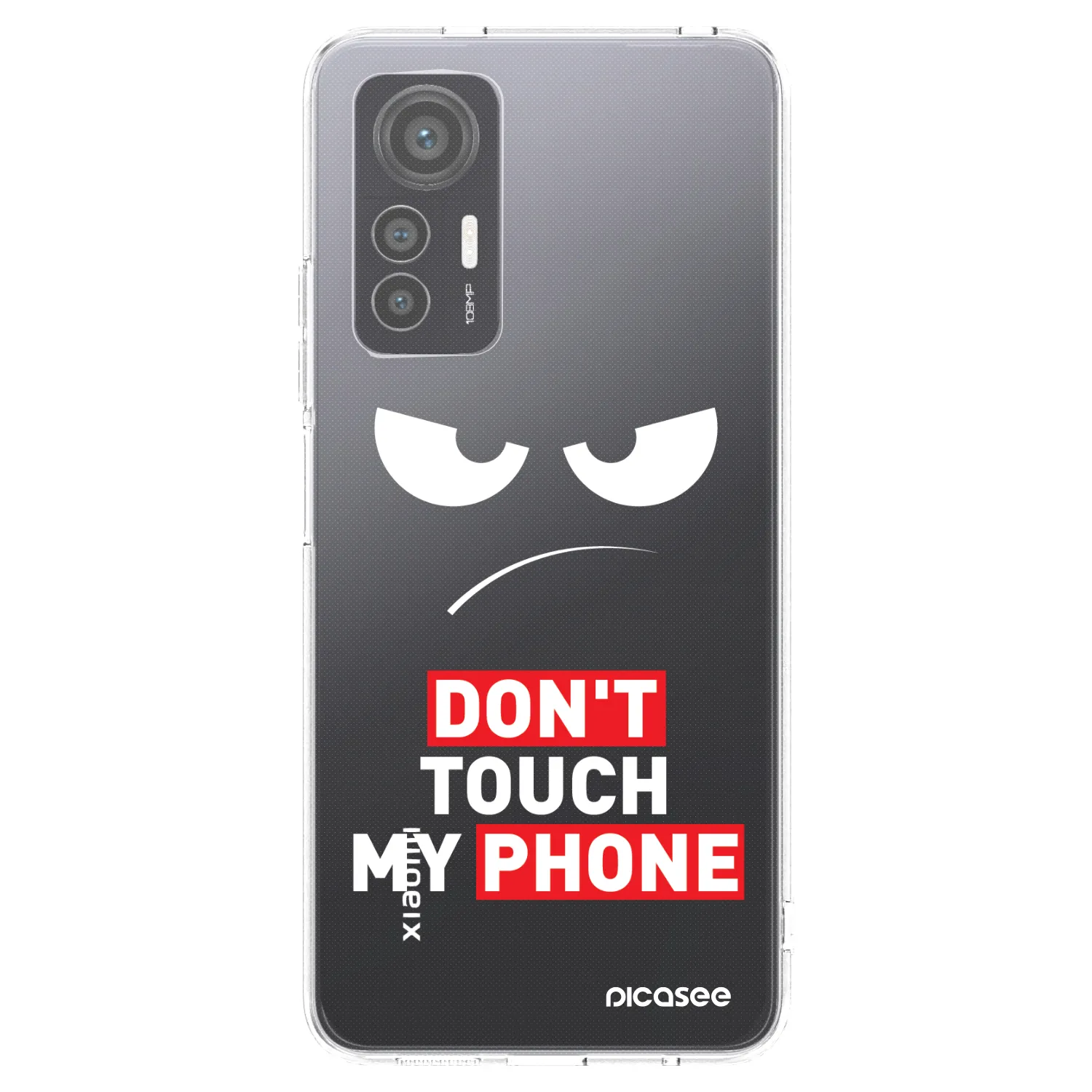 Picasee silikonový průhledný obal pro Xiaomi 12 Lite - Angry Eyes - Transparent
