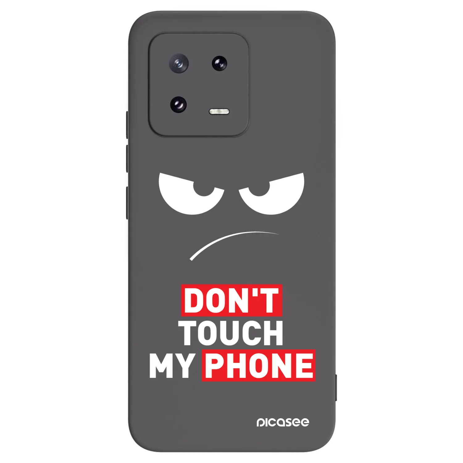 Picasee silikonový černý obal pro Xiaomi 13 Pro - Angry Eyes - Transparent