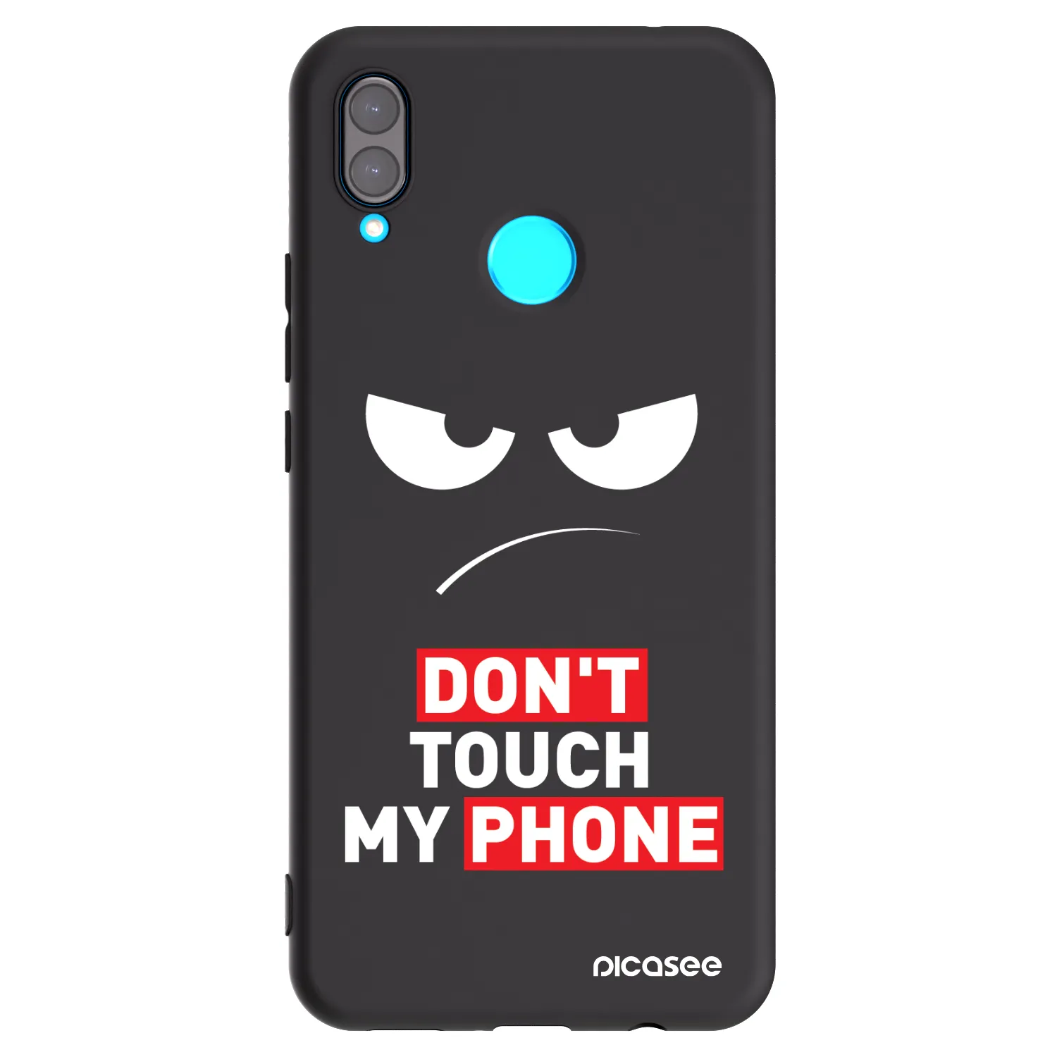 Picasee silikonový černý obal pro Huawei Nova 3 - Angry Eyes - Transparent