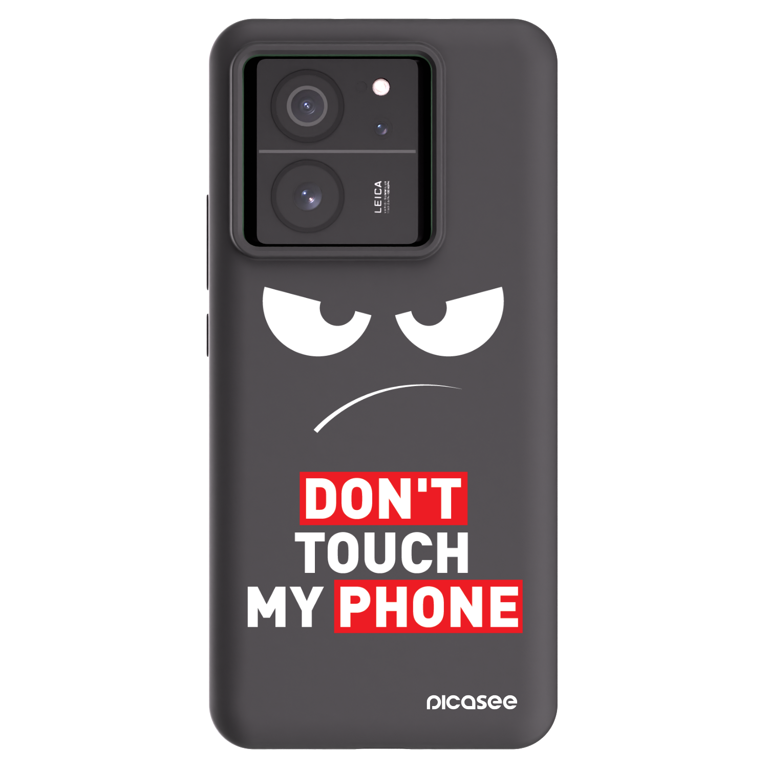 Picasee silikonový černý obal pro Xiaomi 13T - Angry Eyes - Transparent