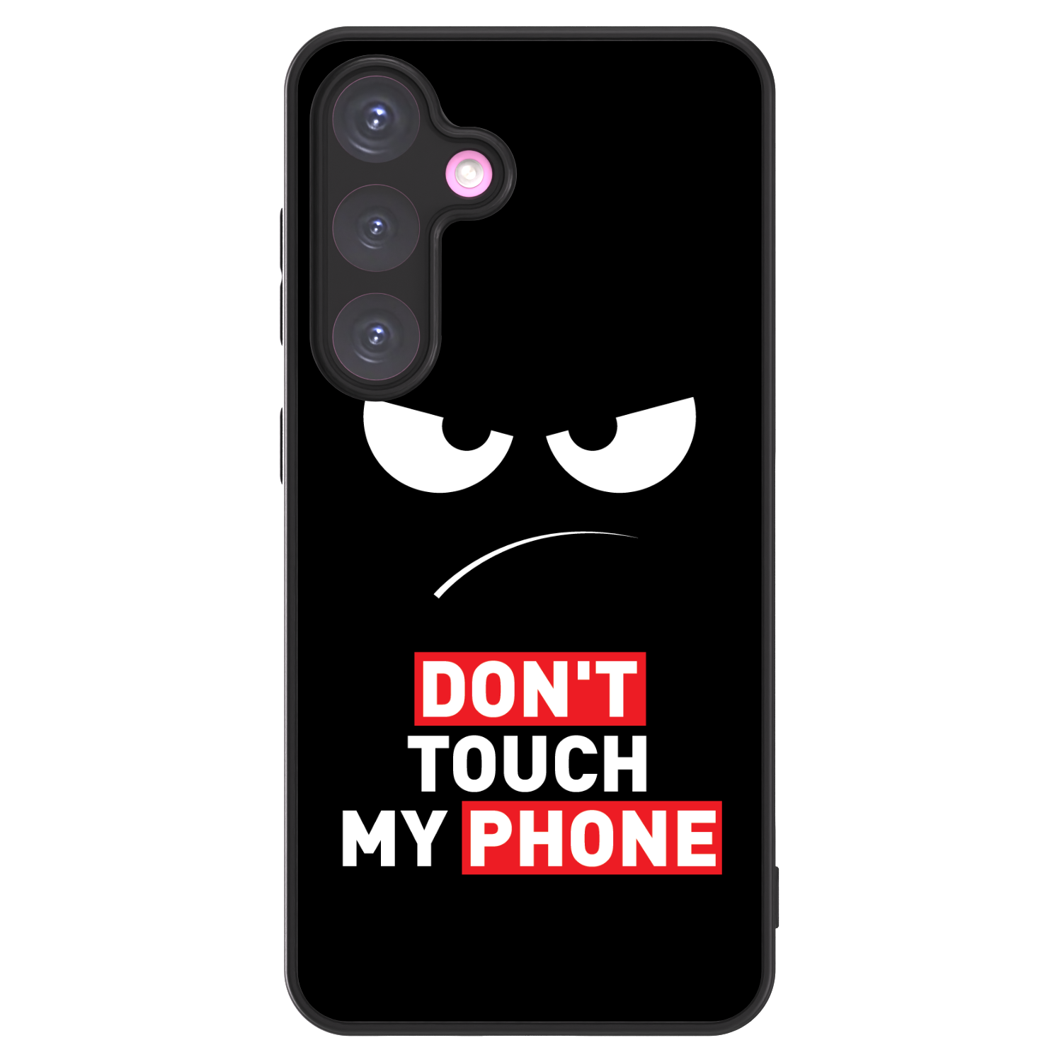 Picasee ULTIMATE CASE pro Samsung Galaxy S24+ S926B 5G - Angry Eyes - Transparent