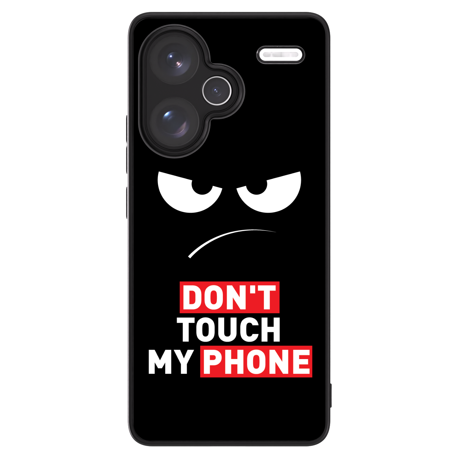 Picasee ULTIMATE CASE pro Xiaomi Redmi Note 13 Pro+ 5G - Angry Eyes - Transparent