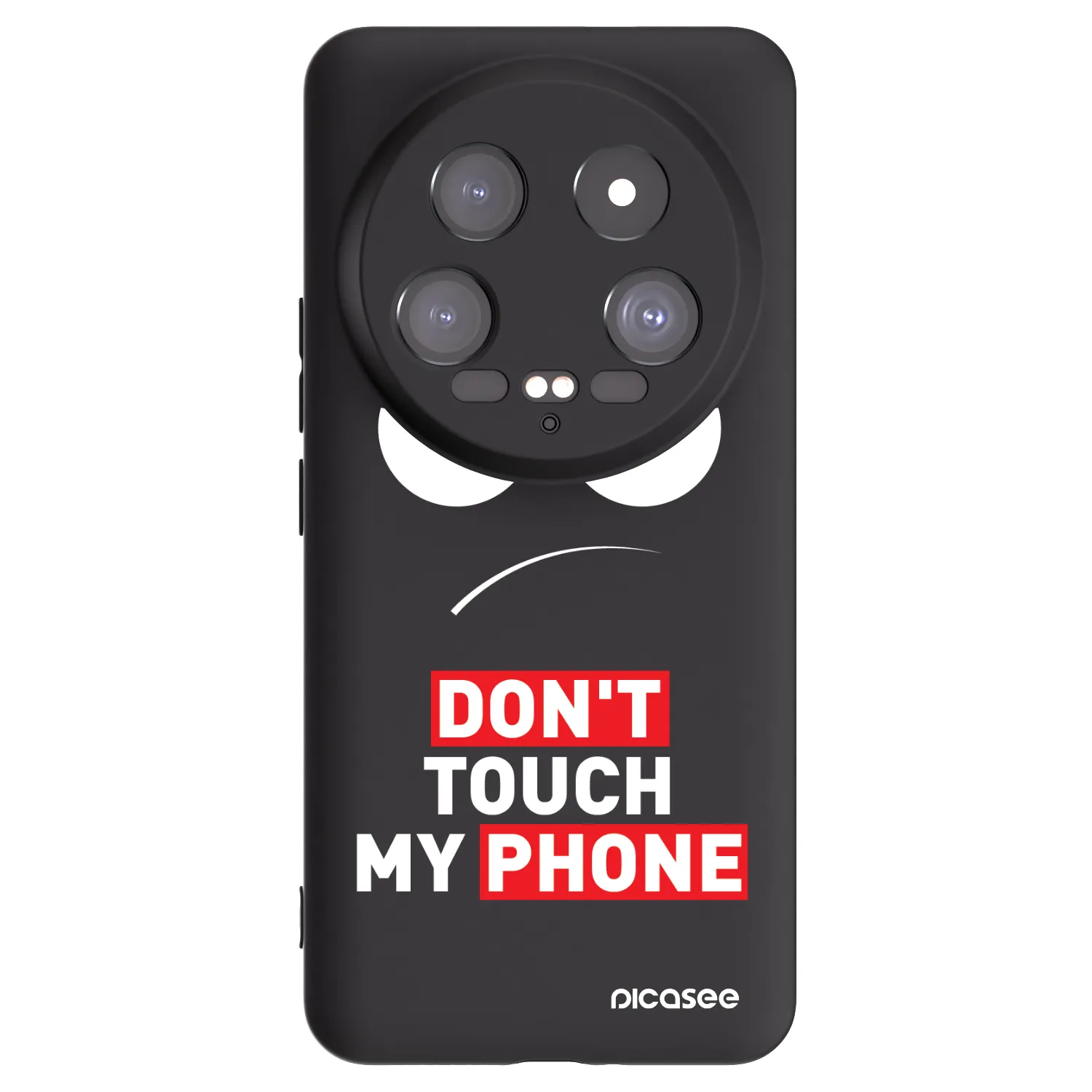 Picasee silikonový černý obal pro Xiaomi 14 Ultra - Angry Eyes - Transparent