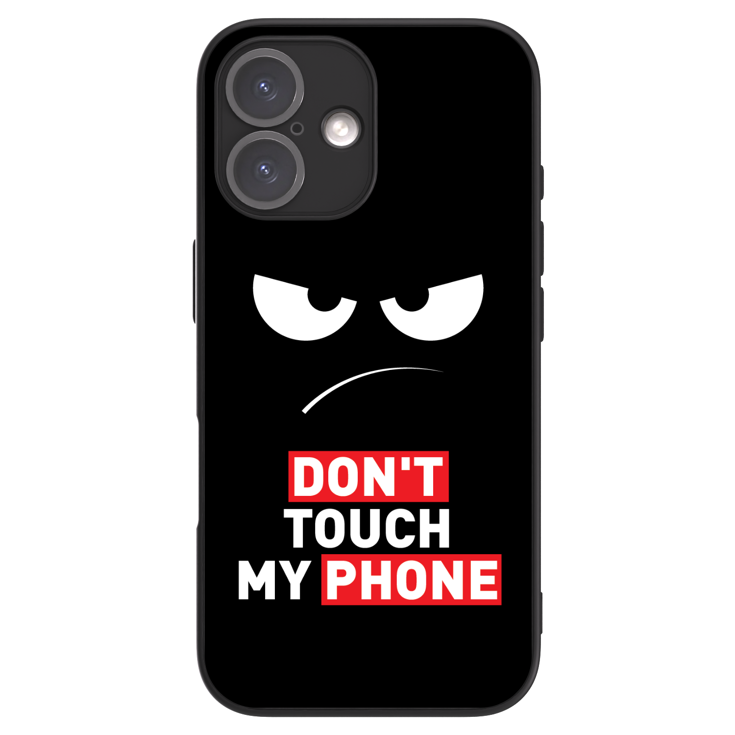 Picasee ULTIMATE CASE pro Apple iPhone 16 - Angry Eyes - Transparent