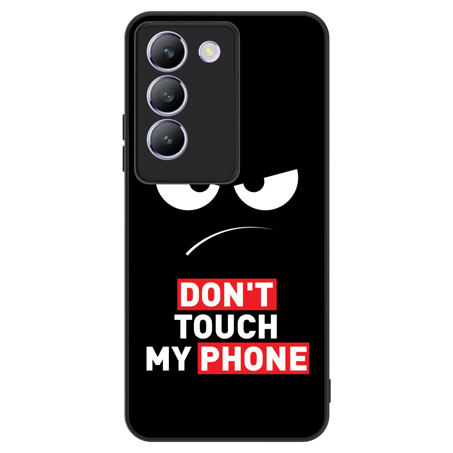 Picasee ULTIMATE CASE pro Vivo V40 SE 5G - Angry Eyes - Transparent