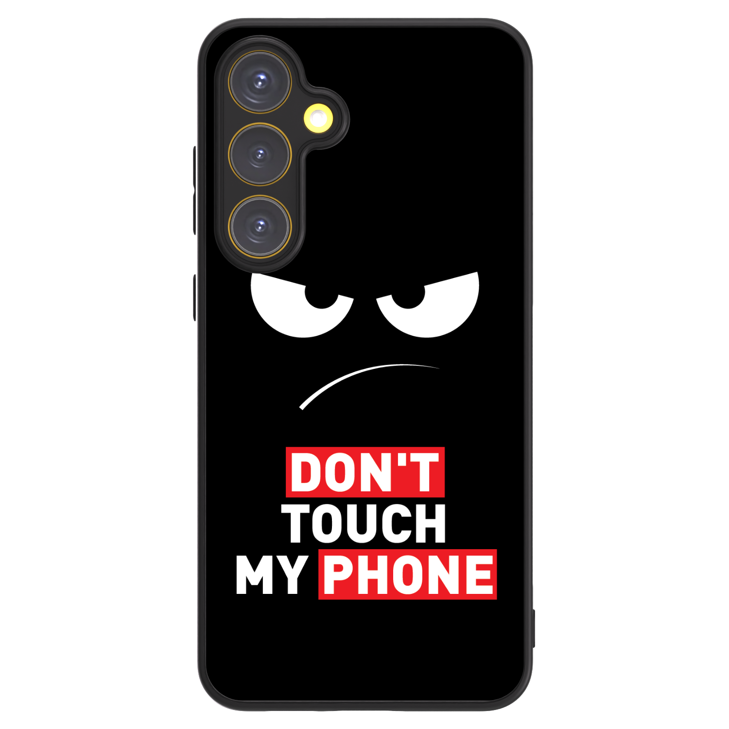 Picasee ULTIMATE CASE pro Samsung Galaxy S24 FE S721B - Angry Eyes - Transparent
