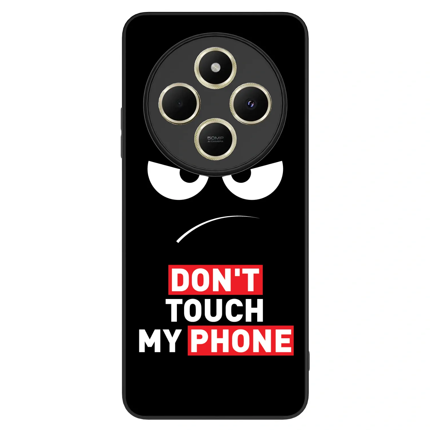 Picasee ULTIMATE CASE pro Xiaomi Redmi 14C - Angry Eyes - Transparent