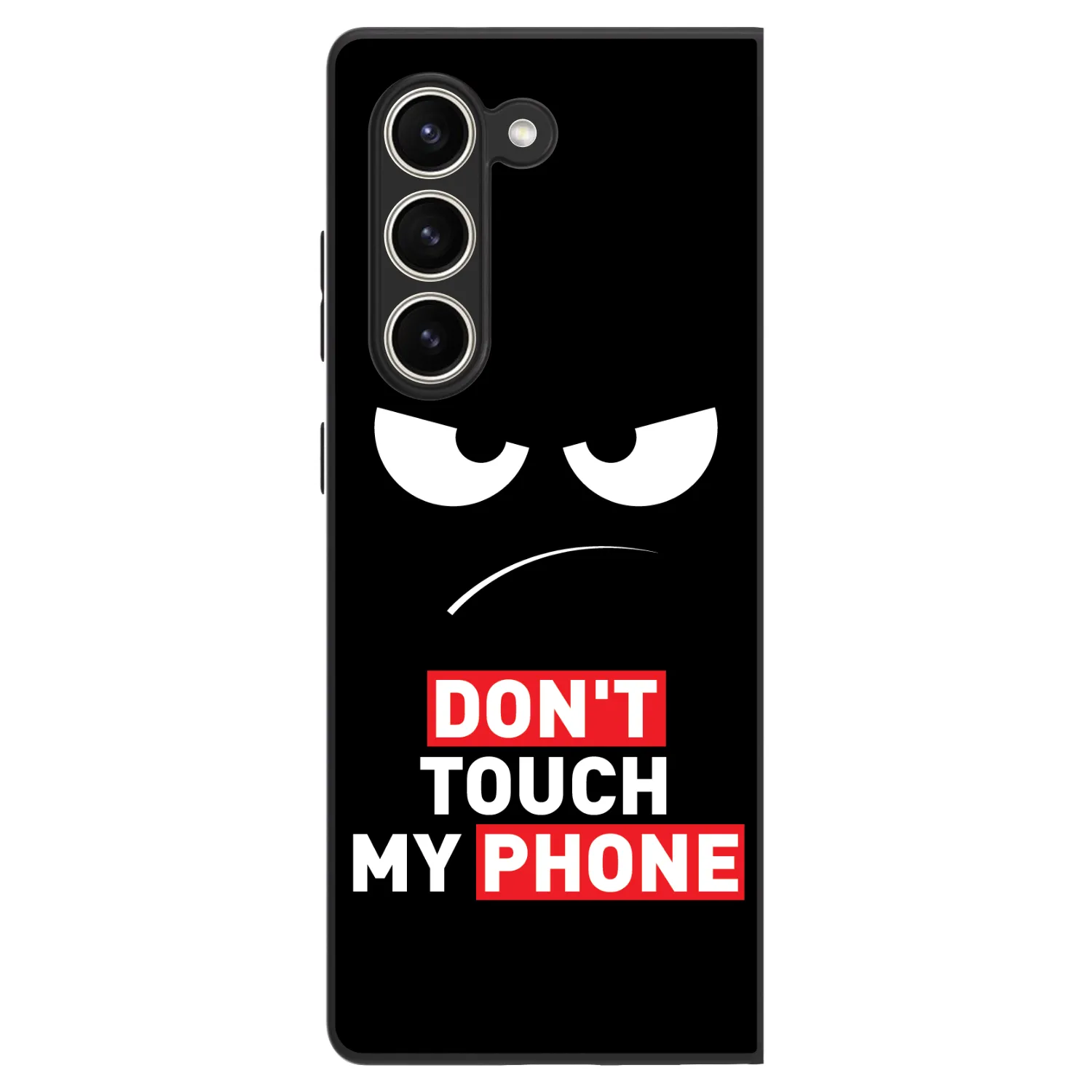 Picasee ULTIMATE CASE pro Samsung Galaxy Z Fold5 5G - Angry Eyes - Transparent