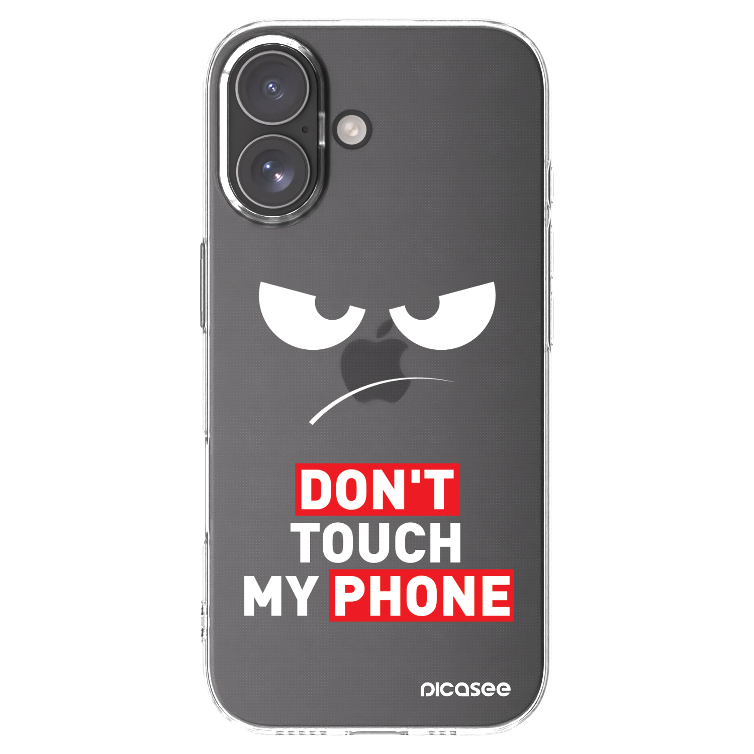 Picasee silikonový průhledný obal pro Apple iPhone 17 - Angry Eyes - Transparent