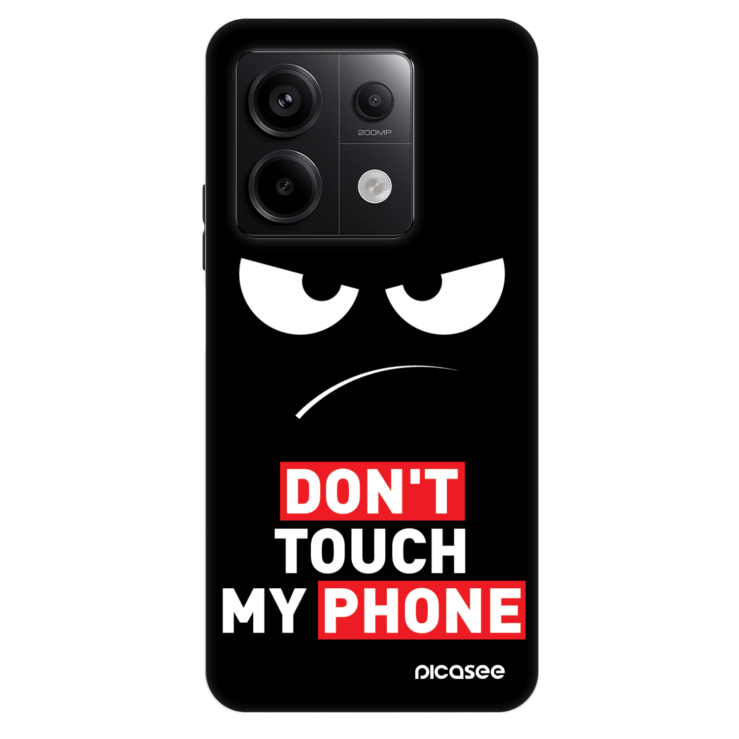 Picasee Fashion Case pro Xiaomi Redmi Note 13 Pro 5G - Angry Eyes - Transparent