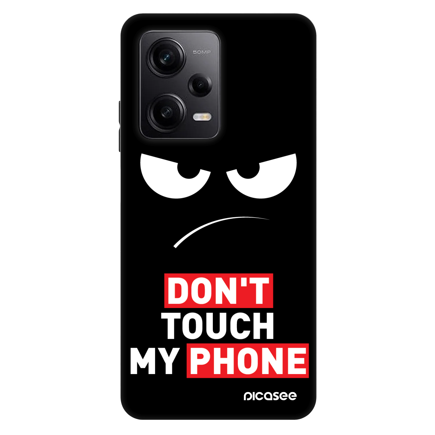 Picasee Fashion Case pro Xiaomi Redmi Note 12 Pro+ 5G - Angry Eyes - Transparent