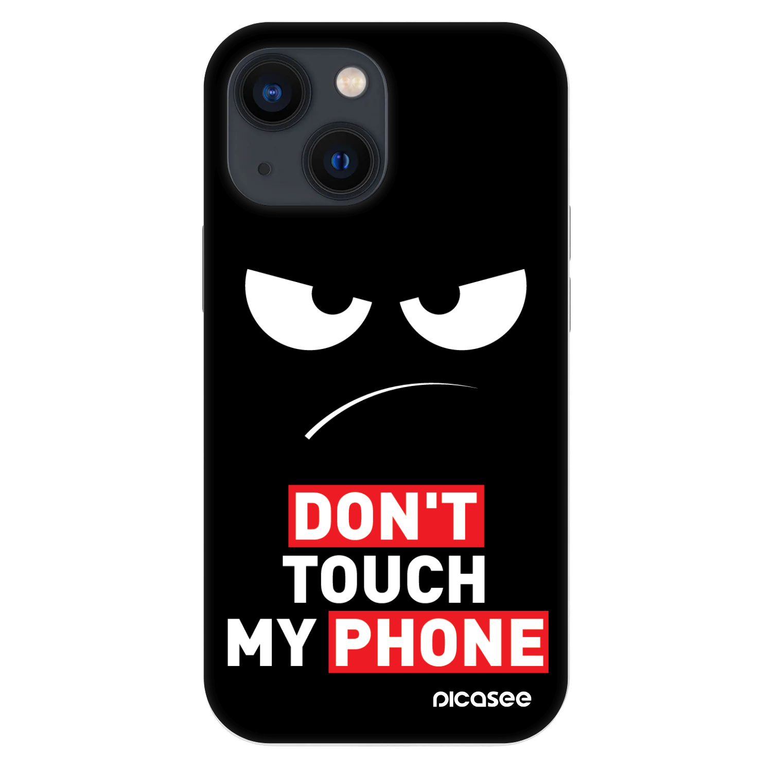 Picasee Fashion Case pro Apple iPhone 13 mini - Angry Eyes - Transparent