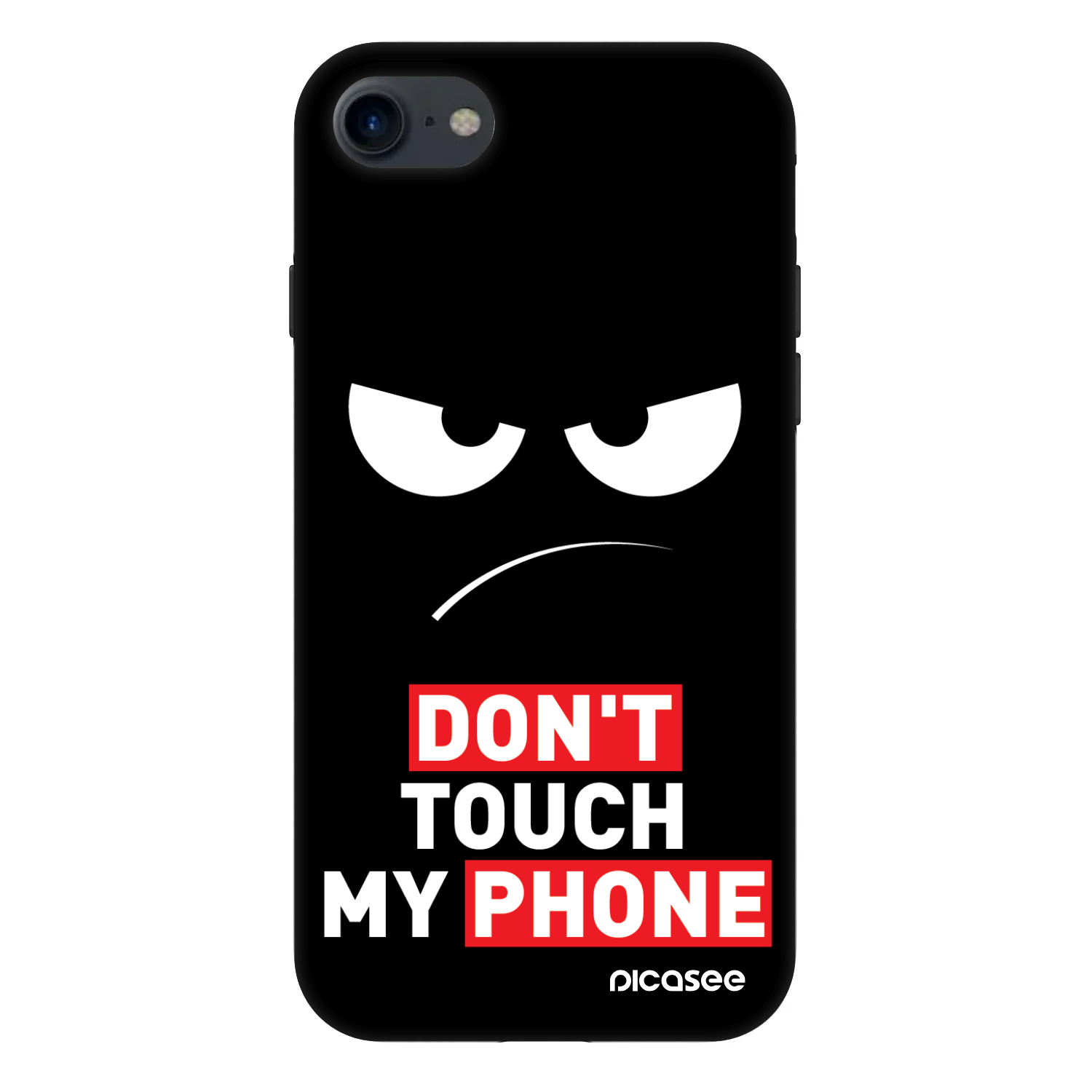 Picasee Fashion Case pro Apple iPhone SE 2022 - Angry Eyes - Transparent