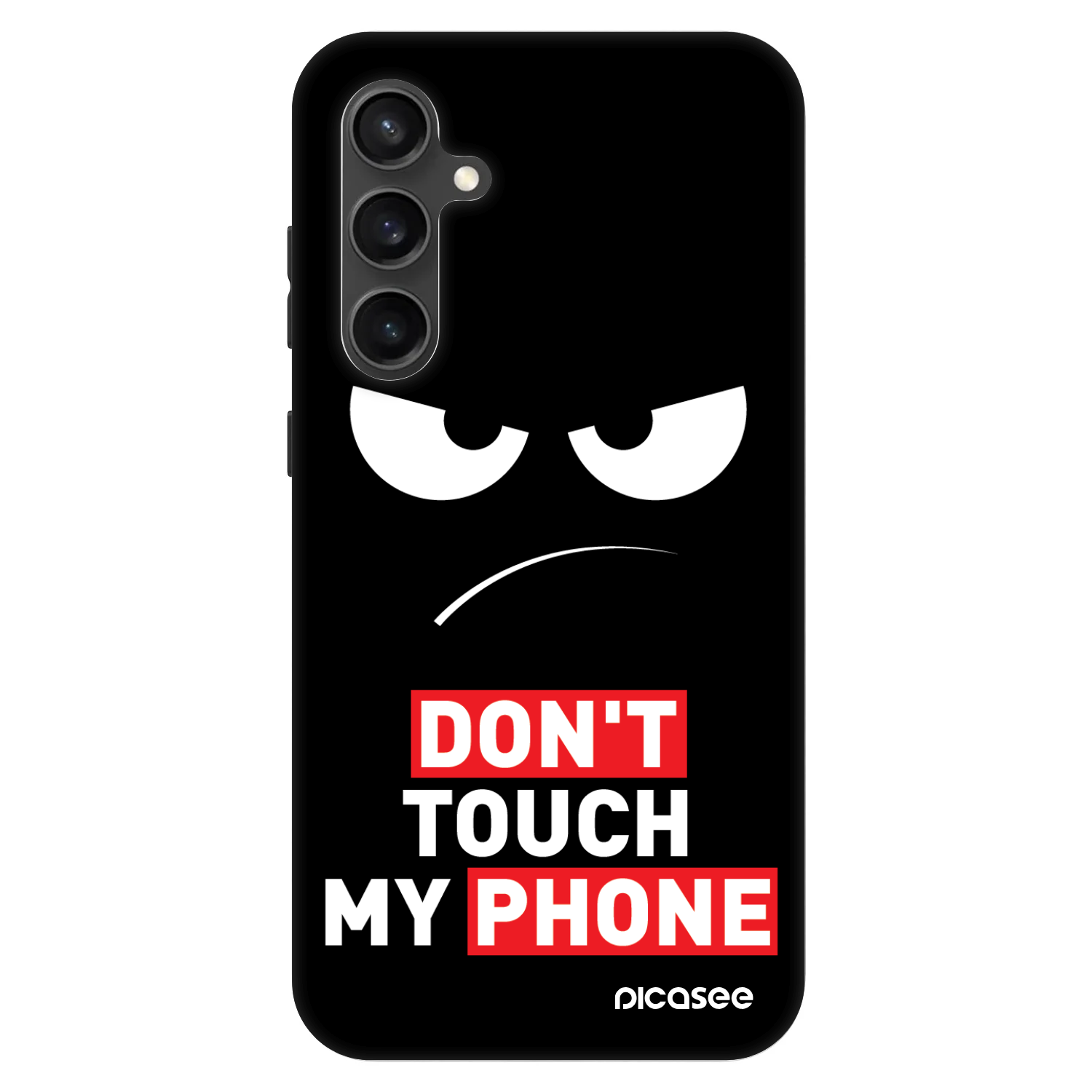 Picasee Fashion Case pro Samsung Galaxy S23 FE S711B - Angry Eyes - Transparent