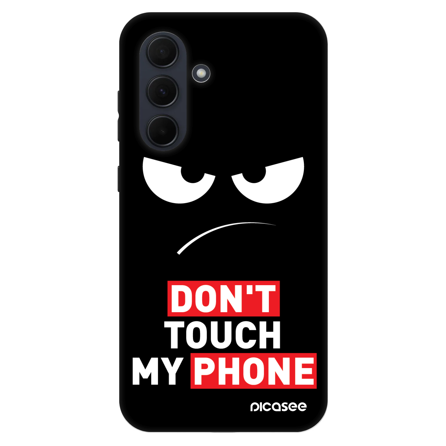 Picasee Fashion Case pro Samsung Galaxy A35 5G A356B - Angry Eyes - Transparent