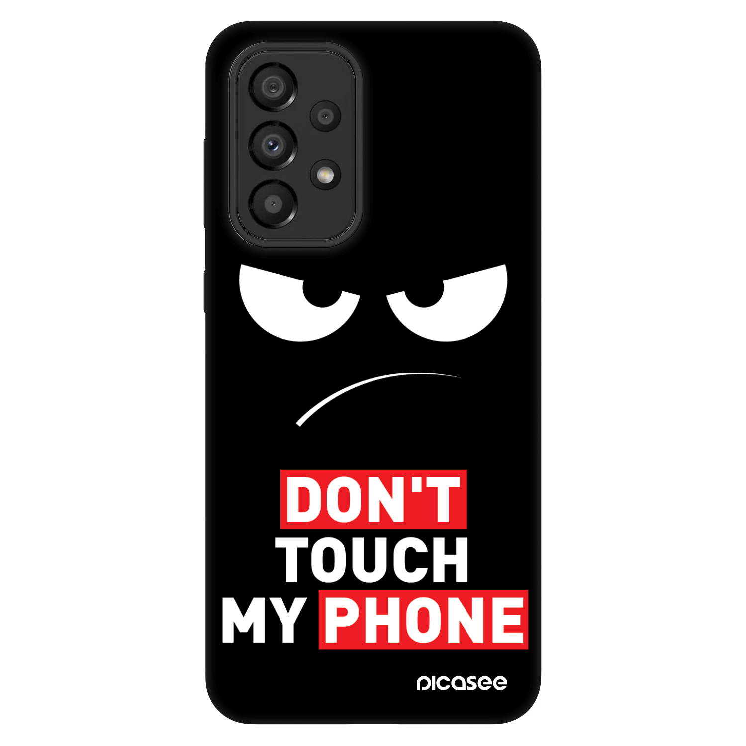 Picasee Fashion Case pro Samsung Galaxy A33 5G A336 - Angry Eyes - Transparent