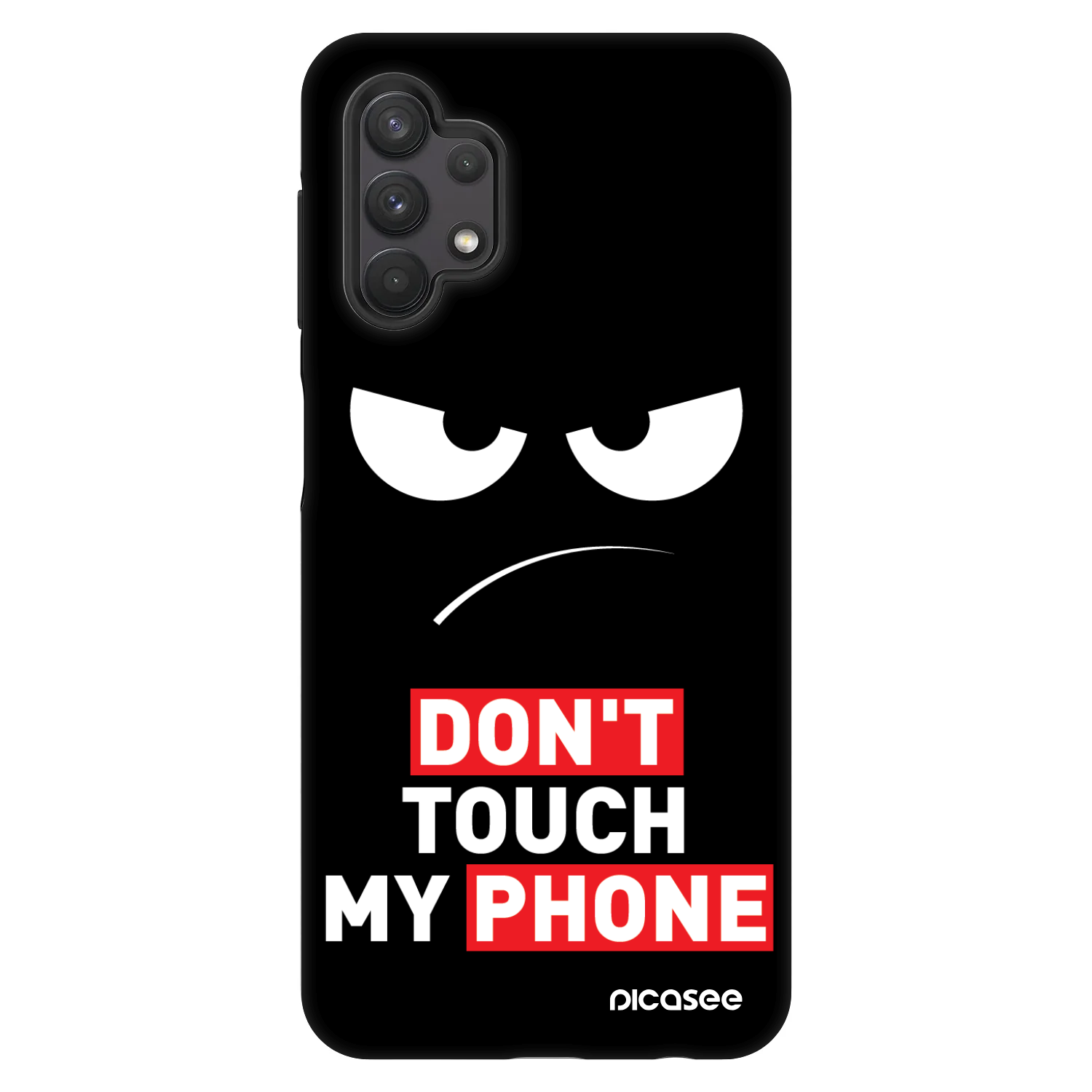 Picasee Fashion Case pro Samsung Galaxy A32 5G A326B - Angry Eyes - Transparent