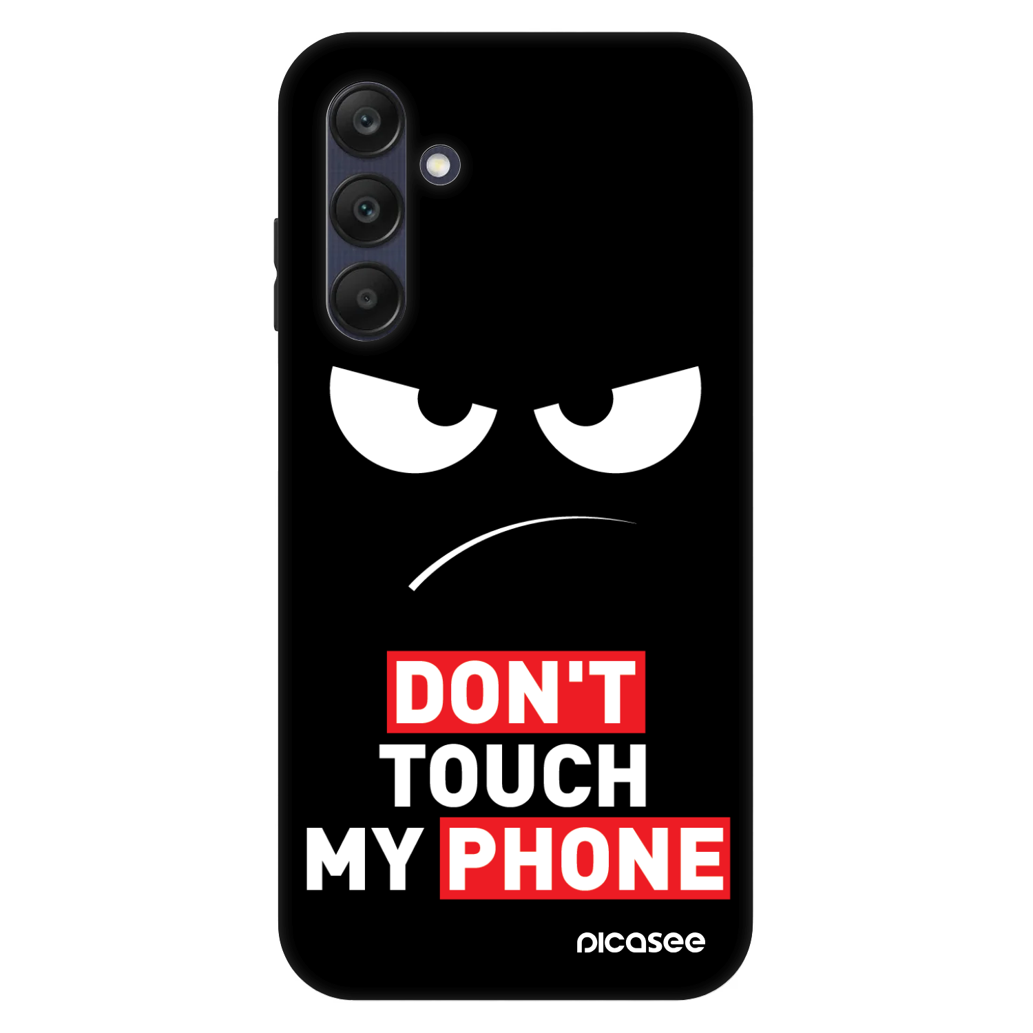 Picasee Fashion Case pro Samsung Galaxy A25 A256B 5G - Angry Eyes - Transparent