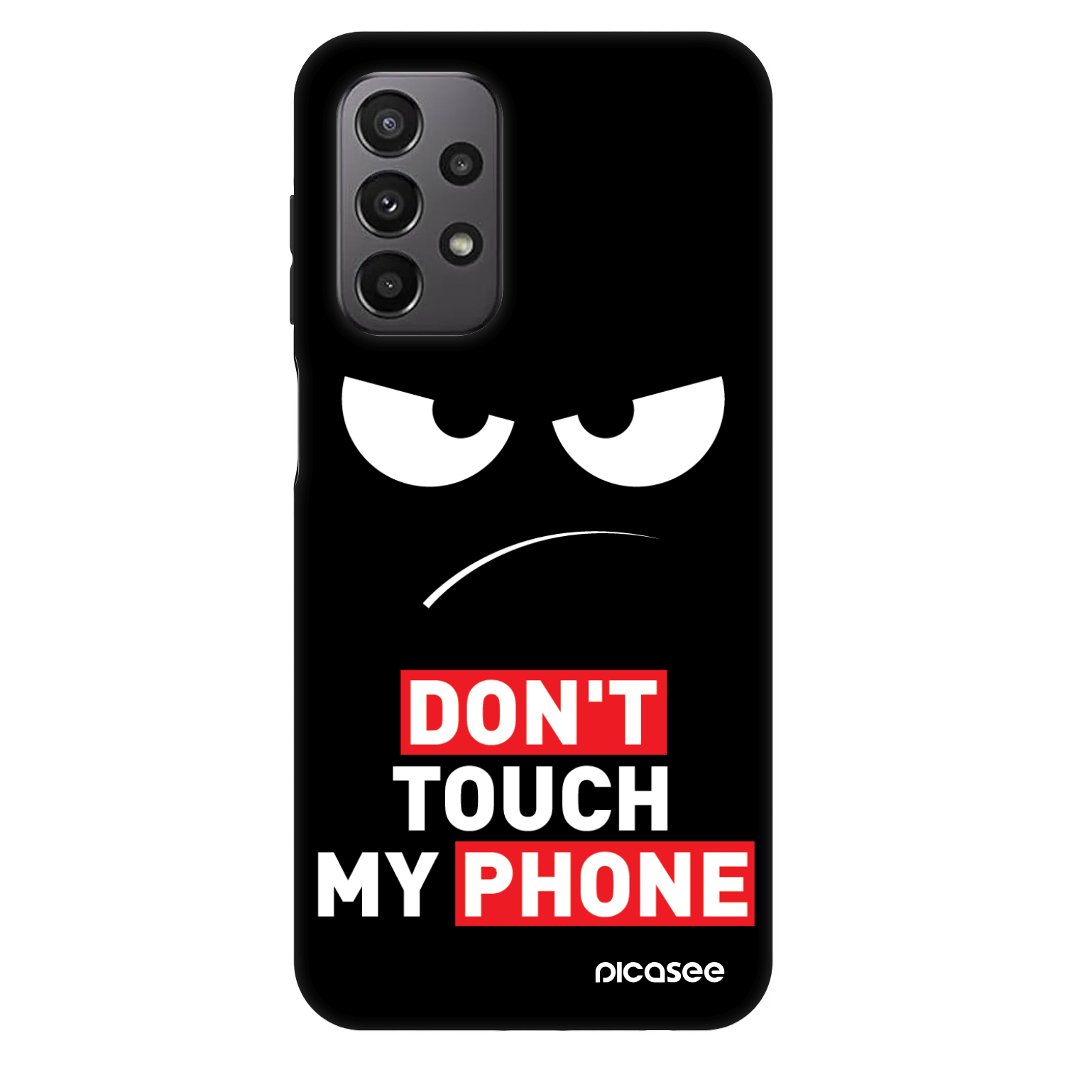 Picasee Fashion Case pro Samsung Galaxy A23 A236B 5G - Angry Eyes - Transparent