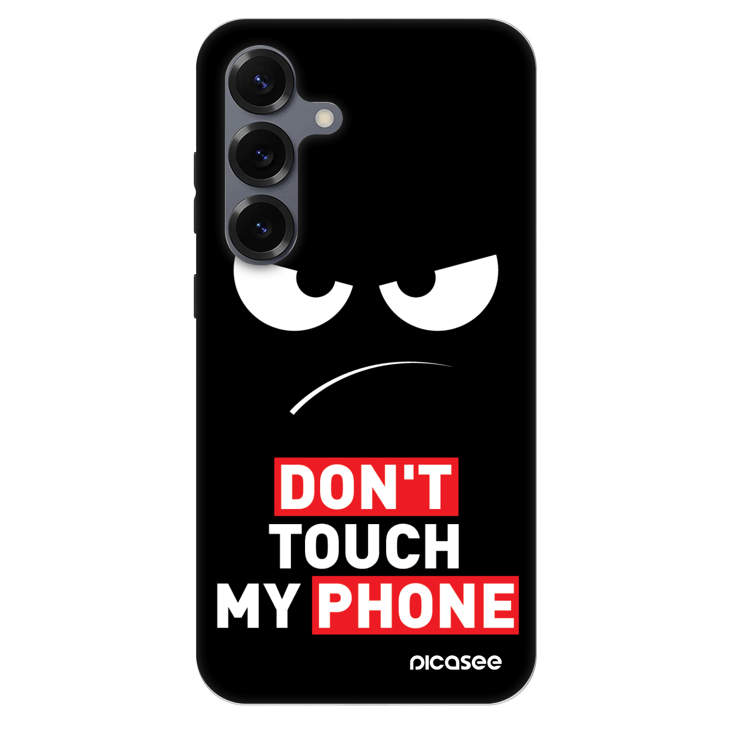 Picasee Fashion Case PowerShare pro Samsung Galaxy S25 5G - Angry Eyes - Transparent
