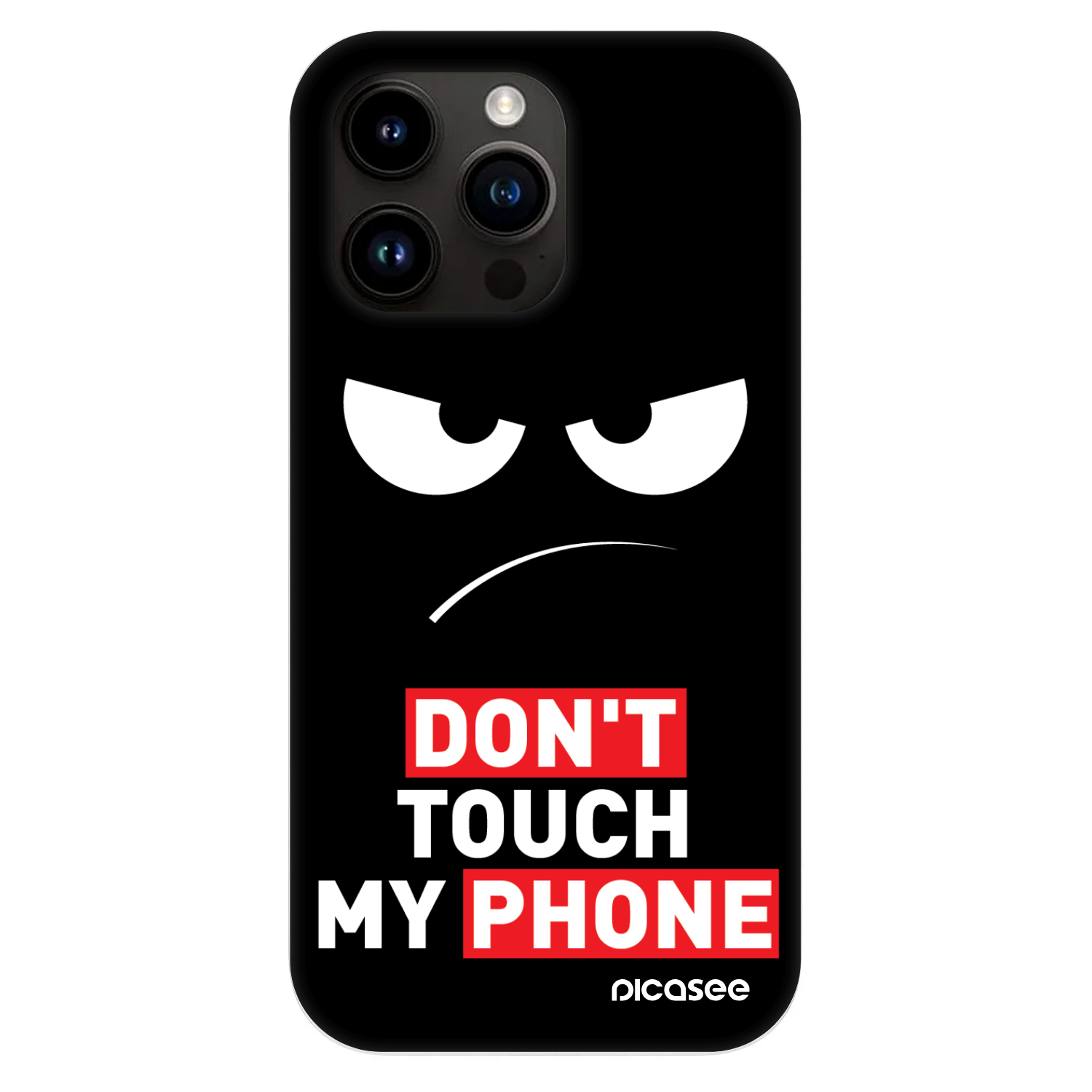 Picasee Fashion Case MagSafe Apple iPhone 13 Pro - Angry Eyes - Transparent