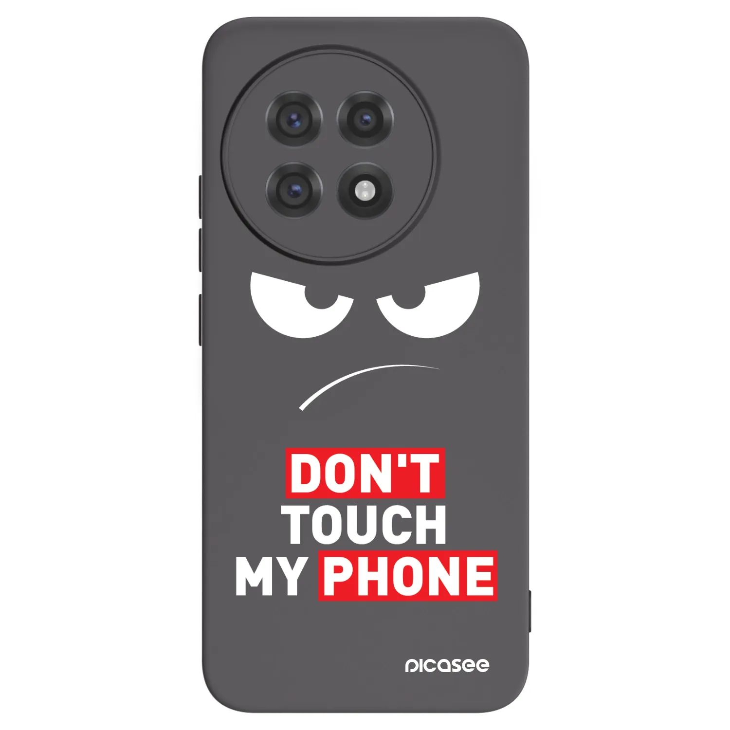 Picasee silikonový černý obal pro OnePlus 13R 5G - Angry Eyes - Transparent