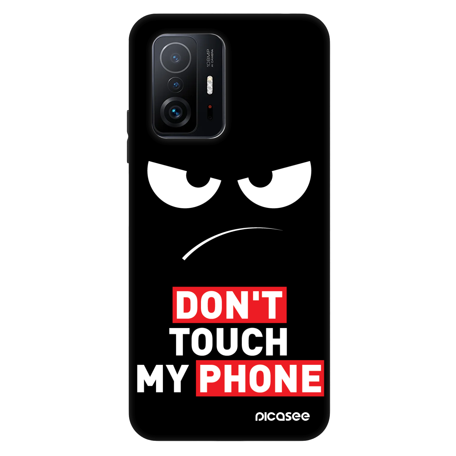 Picasee Fashion Case pro Xiaomi 11T - Angry Eyes - Transparent