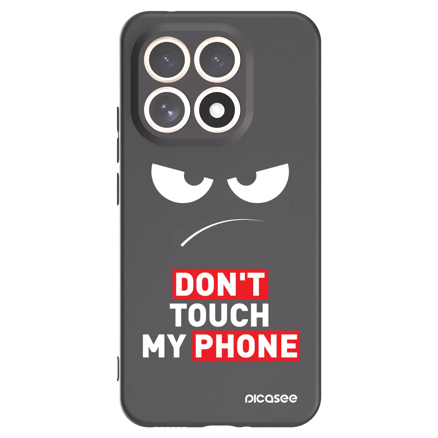 Picasee silikonový černý obal pro Xiaomi 15T - Angry Eyes - Transparent