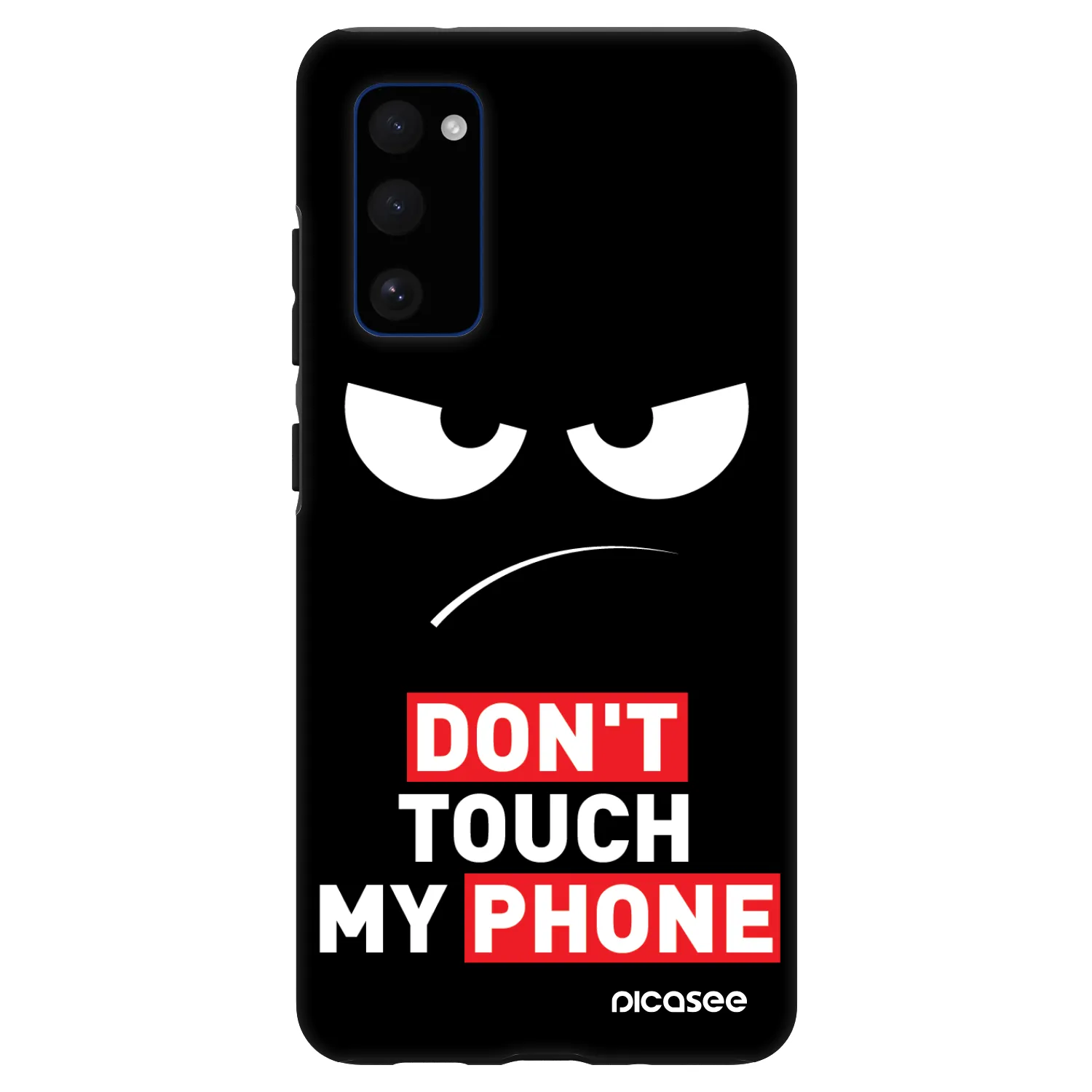 Picasee Fashion Case pro Samsung Galaxy S20 FE - Angry Eyes - Transparent