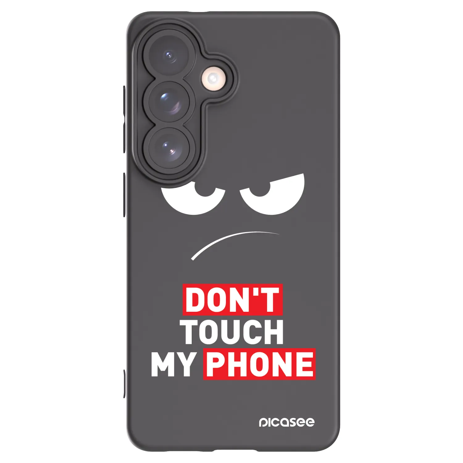 Picasee silikonový černý obal pro Samsung Galaxy S26 - Angry Eyes - Transparent