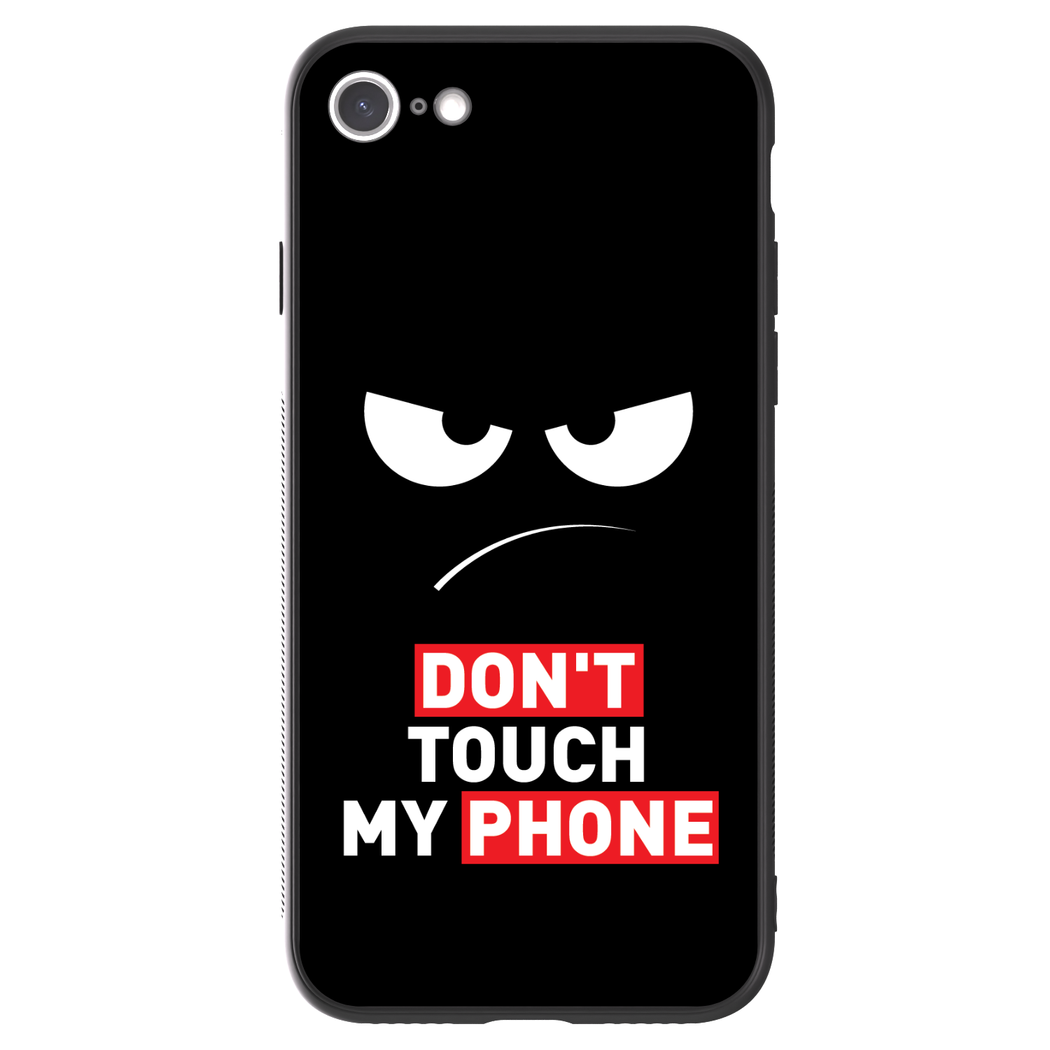 Picasee ULTIMATE CASE pro Apple iPhone 7 - Angry Eyes - Transparent