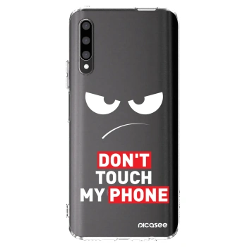 Picasee silikonový průhledný obal pro Honor 9X Pro - Angry Eyes - Transparent