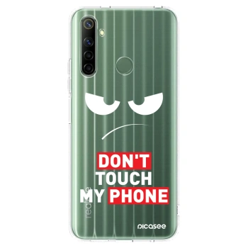 Picasee silikonový průhledný obal pro Realme 6i - Angry Eyes - Transparent