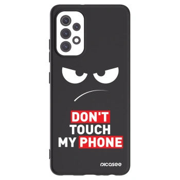 Picasee silikonový černý obal pro Samsung Galaxy A32 5G A326B - Angry Eyes - Transparent