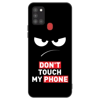 Obal pro Samsung Galaxy A21s - Angry Eyes - Transparent