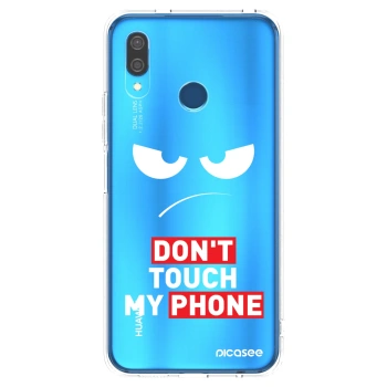 Picasee silikonový průhledný obal pro Huawei P20 Lite - Angry Eyes - Transparent