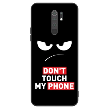 Obal pro Xiaomi Redmi 9 - Angry Eyes - Transparent