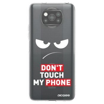 Picasee silikonový černý obal pro Xiaomi Poco X3 Pro - Angry Eyes - Transparent