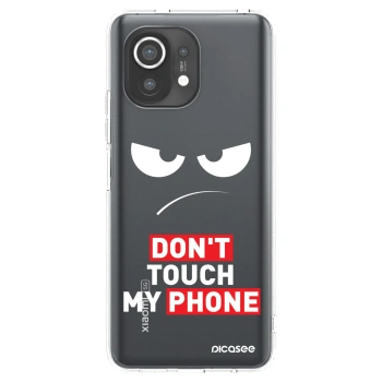 Picasee silikonový průhledný obal pro Xiaomi Mi 11 - Angry Eyes - Transparent