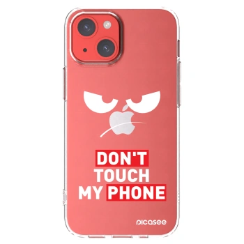 Picasee silikonový průhledný obal pro Apple iPhone 13 mini - Angry Eyes - Transparent