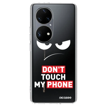 Obal pro Huawei P50 - Angry Eyes - Transparent