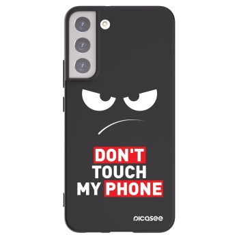 Picasee silikonový černý obal pro Samsung Galaxy S22+ 5G - Angry Eyes - Transparent